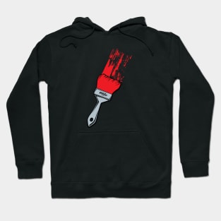 Paintbrush - Red Hoodie